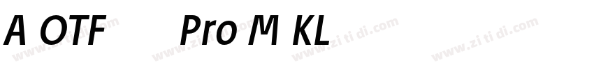 A-OTF リュウミン Pro M-KL字体转换